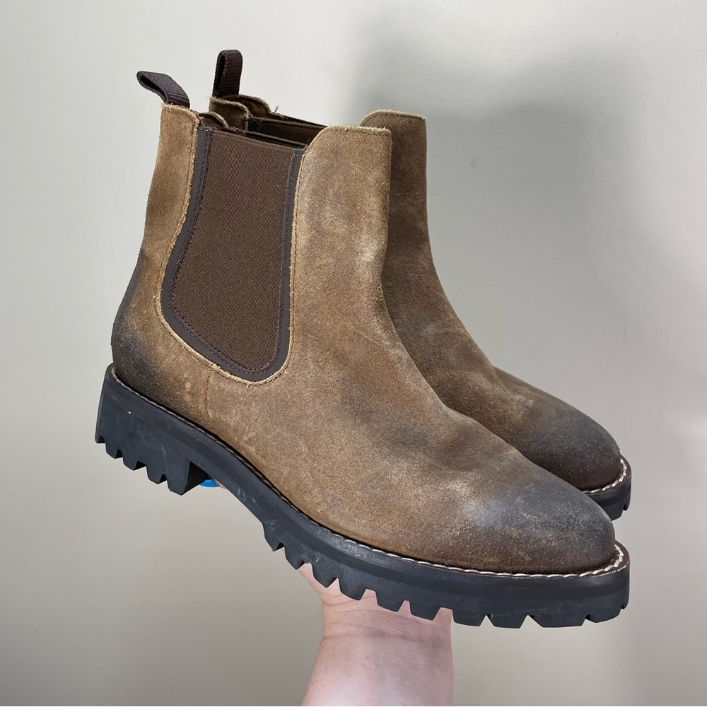 Thursday Boot Company Women's Tan Chelsea Lug Boots - Picture 2 of 10